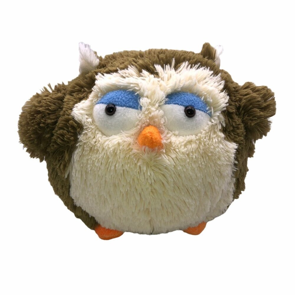 Squishable Owl Green 10x10" Stuffed Animal Plush Pillow American Mills Soft